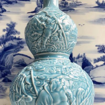Bình Hồ Lô khắc nổi tích Tây Du Ký